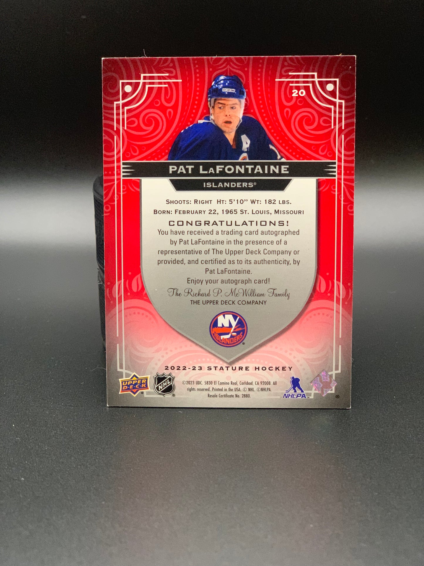 2023 Pat LaFontain Stature Auto /10