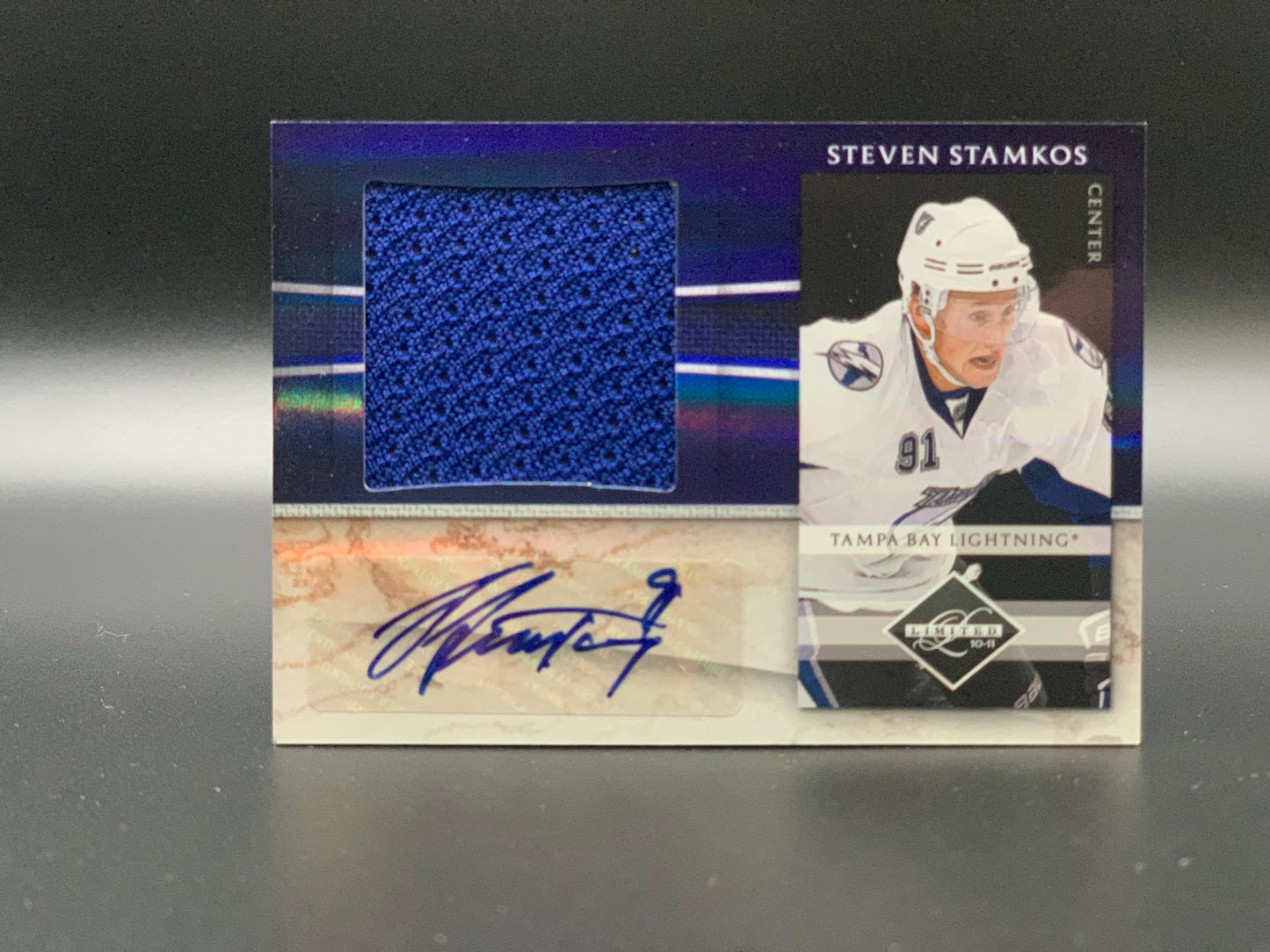 2010 Steven Stamkos Panini Limited Jersey & Auto Card /49